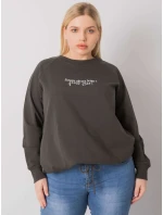 Mikina RV BL 7162.12P tmavá khaki