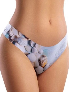 Dámske brazilky Fresh Summer Shells lilac - Meméme