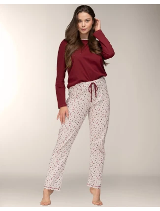 Mademoiselle Sommeil CC0141 Pyžamo Winter Bloom dĺžka/r S-XL Mademoiselle Sommeil CC0141 Pyžamo Winter Bloom dĺžka/r S-XL