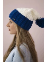 Paris fleecová čiapka K212 ecru+chabra