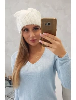 Dámska čiapka Liliana K375 ecru