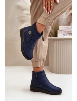 Dámske zateplené snežnice Dark Blue Helis Dámske zateplené snežnice Dark Blue Helis