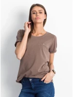 Tričko RV TS 4838.73P hnedá Tričko RV TS 4838.73P hnedá