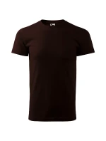 Ťažké nové tričko unisex káva