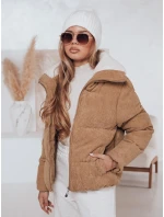 Dámska zimná manšestrová bunda TRENDYGLAM tmavo béžová FashionStreet TY4359 Dámska zimná manšestrová bunda TRENDYGLAM tmavo béžová FashionStreet TY4359