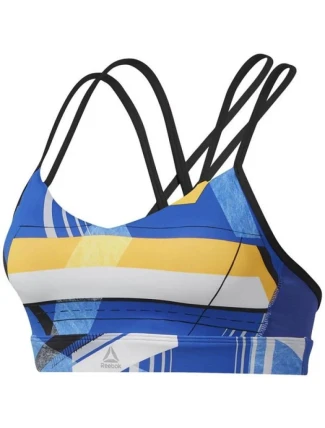 Dámska podprsenka Hero Strappy Padded Bra VortaStripe W DU4097 - Reebok