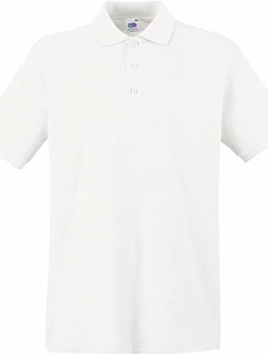 Fruit of the Loom Premium Polo Piqué – polo tričko 16.3218, biele