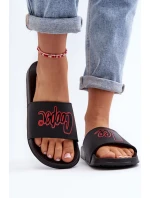 Damskie Klapki Lee Cooper LCW-24-42-2483L Czarne