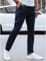 Pánske ležérne tmavomodré nohavice FashionStreet UX4395