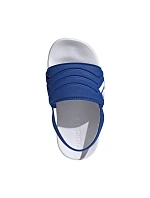 Detské šľapky adidas Adilette Estrap 2.0, bielo-modré, HQ9196