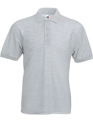 Fruit of the Loom 65/35 Pique Polo Piqué polo 16.3402 melírovaná šedá Fruit of the Loom 65/35 Pique Polo Piqué polo 16.3402 melírovaná šedá
