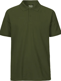 Neutral O 20080 Pánske polo tričko z bio bavlny 77.2080 military