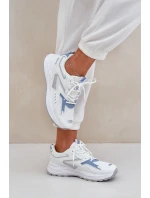 Buty Sportowe Damskie Big Star NN274A094 HI-POLY SYSTEM Biało-Niebieskie