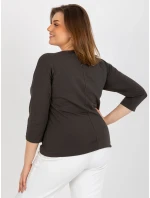 Dámska blúzka RV BZ 8457.47P tmavá khaki - FPrice