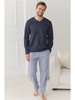 3669 PÁNSKE DLHÉ PYŽAMO DORIAN 3XL–4XL 3669 PÁNSKE DLHÉ PYŽAMO DORIAN 3XL–4XL