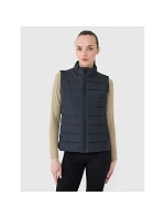 Dámska bunda bez rukávov 4F 4FWSS25TVJAF181-20S so syntetickou podšívkou