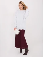 WT BL mikina A1047.69 svetlo šedá