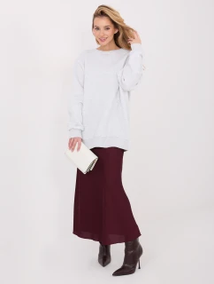 WT BL mikina A1047.69 svetlo šedá