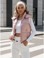 Dámska prešívaná vesta OSHE pink FashionStreet TY3705