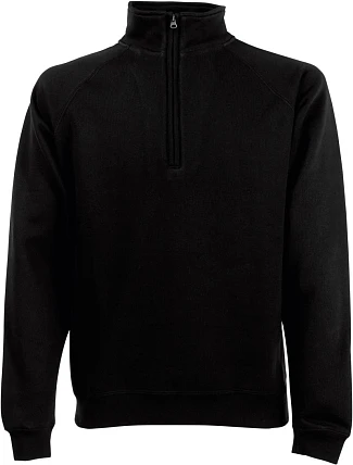 Fruit of the Loom Classic Zip-Neck Sweat Mikina s 1/4 zipsom 16.2114 čierna Fruit of the Loom Classic Zip-Neck Sweat Mikina s 1/4 zipsom 16.2114 čierna