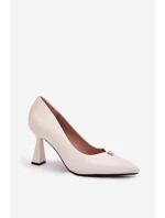 Elegantné lodičky Vinceza 62222 Beige Expanding Toe Elegantné lodičky Vinceza 62222 Beige Expanding Toe