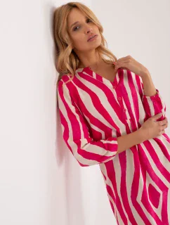 Šaty D73771M30427A fuchsiová