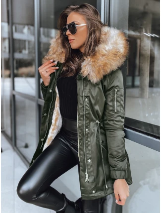 Dámska zimná bunda GARNET zelená FashionStreet TY3945 Dámska zimná bunda GARNET zelená FashionStreet TY3945