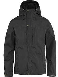 Pánska zimná bunda s kapucňou Fjällräven Skogsö Jacket M, outdoorová, zateplená, sivá (F81698-030)