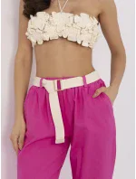 Nohavice DHJ SP 20506.79 fuchsiová