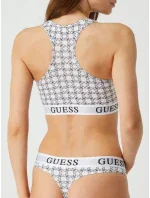 Športová bralette podprsenka - O1GC04JR06B - FF91 - Čierno / biela - Guess