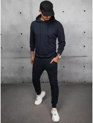Pánske tmavomodré tepláky FashionStreet AX0674 Pánske tmavomodré tepláky FashionStreet AX0674