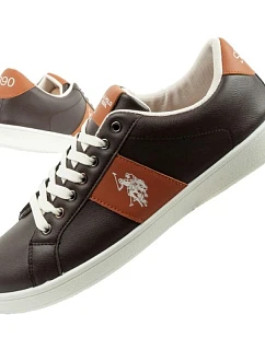 U.S. Polo Assn. topánky tenisky pánske módne hnedé pohodlné