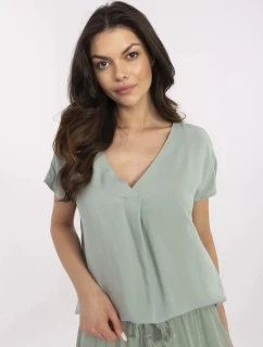 Blúzka D73761M11171B pistáciová