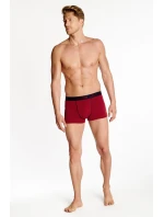 Boxerky Option 38286-MLC Oranžová a tmavo modrá Sada 2 kusov - Henderson