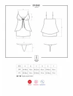 Košieľka 811-BAB Babydoll - Obsessive