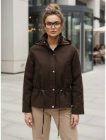 Dámska čokoládová semišová bunda hit sezóny FashionStreet TY5576
