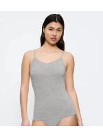 Beauty Layers Špagetový top z vlny - MEDIUM GREY MELANGE - TRIUMPH MEDIUM GREY MELANGE - TRIUMPH