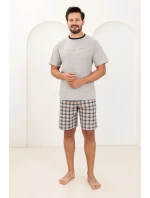 Pyžamo Regina 502 cr/r M-XL pánske Pyžamo Regina 502 cr/r M-XL pánske