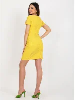 Šaty LK SK 506335.21 tmavo žltá