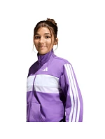 Adidas Seasonal Essentials Tiberio 3-Stripes detská tepláková súprava fialová KC2125