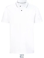 NEOBLU Orel Unisex piqué polo z hrubej bavlny 24.4337 optická biela NEOBLU Orel Unisex piqué polo z hrubej bavlny 24.4337 optická biela
