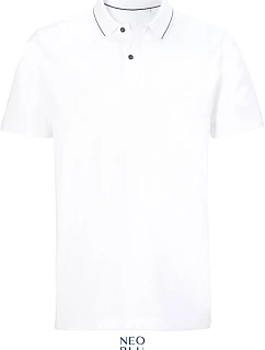 NEOBLU Orel Unisex piqué polo z hrubej bavlny 24.4337 optická biela