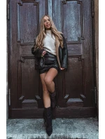 Dámské kotníkové boty na podpatku s třásněmi a žebrováním Zateplené Čokoládové Darlina