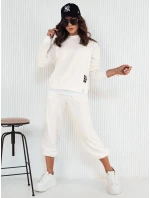 Dámska mikina BASOL ecru FashionStreet BY1253