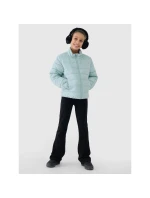 Dievčenská páperová bunda so syntetickou podšívkou 4F 4FJWSS25TDJAF515-47S