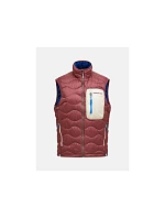 Pánska péřová vesta PEAK PERFORMANCE M Helium Utility Down Vest, červená farba Pánska péřová vesta PEAK PERFORMANCE M Helium Utility Down Vest, červená farba
