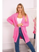 Sveter s netopierími rukávmi svetlo ružový