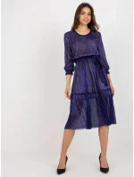 LK SK 507532 šaty.17P tmavo modrá