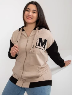 Blúzka RV BL 8272.85 čierna a béžová