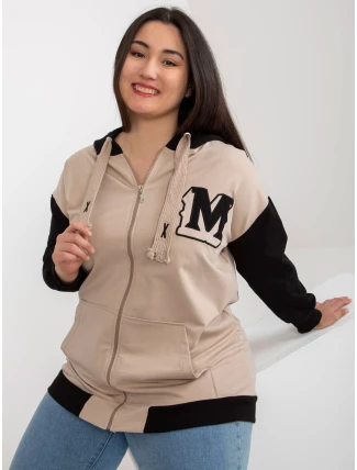 Blúzka RV BL 8272.85 čierna a béžová